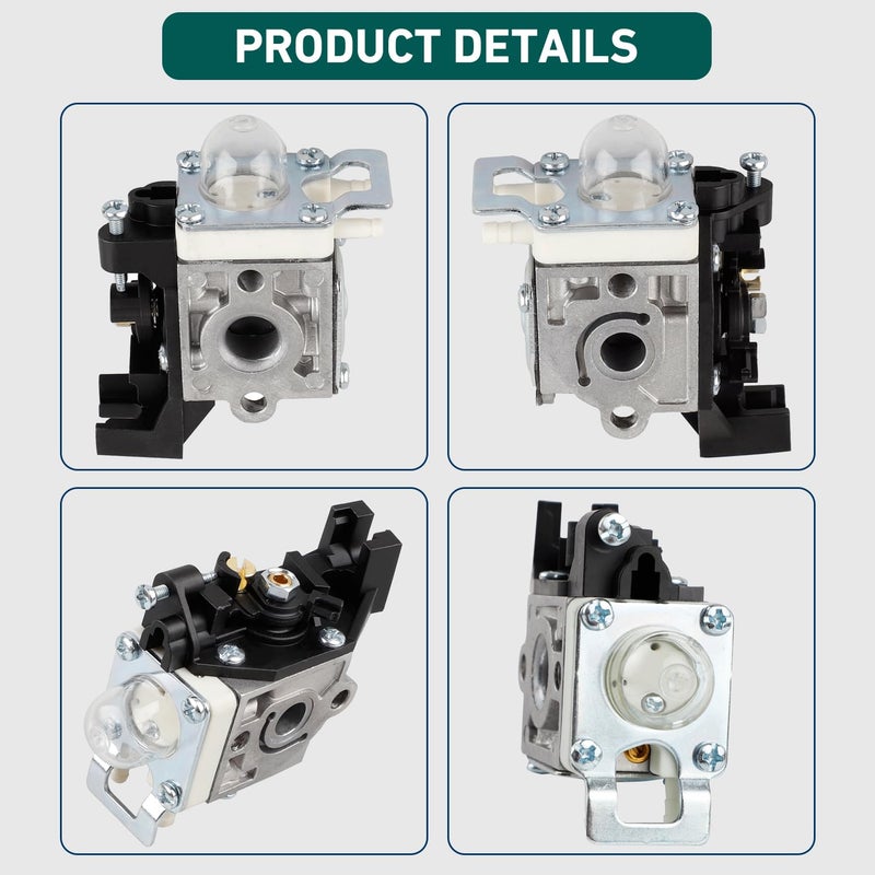 HUZTL Carburetor for ECHO GT225 GT225i GT225L PAS225 PE225 PPF225 SHC225 SRM225 SRM225U Trimmer with Repower Maintenance Kit Spark Plug by HUZTL - Image 5